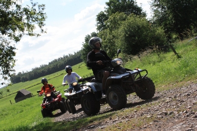 Quad rijden Ardennen