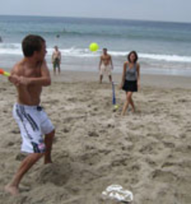 Beach baseball