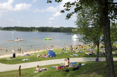 Waterfietsen op Stausee Btgenbach