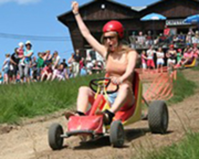 Afdalen met de Downhillkart